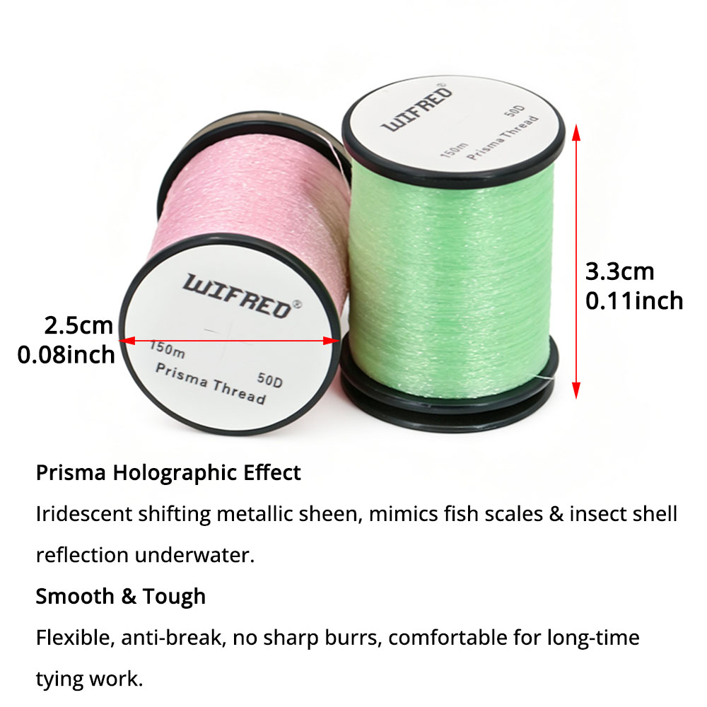  50D Prisma Fly Tying Thread  - đánh giá và giá Ice Fishing Line